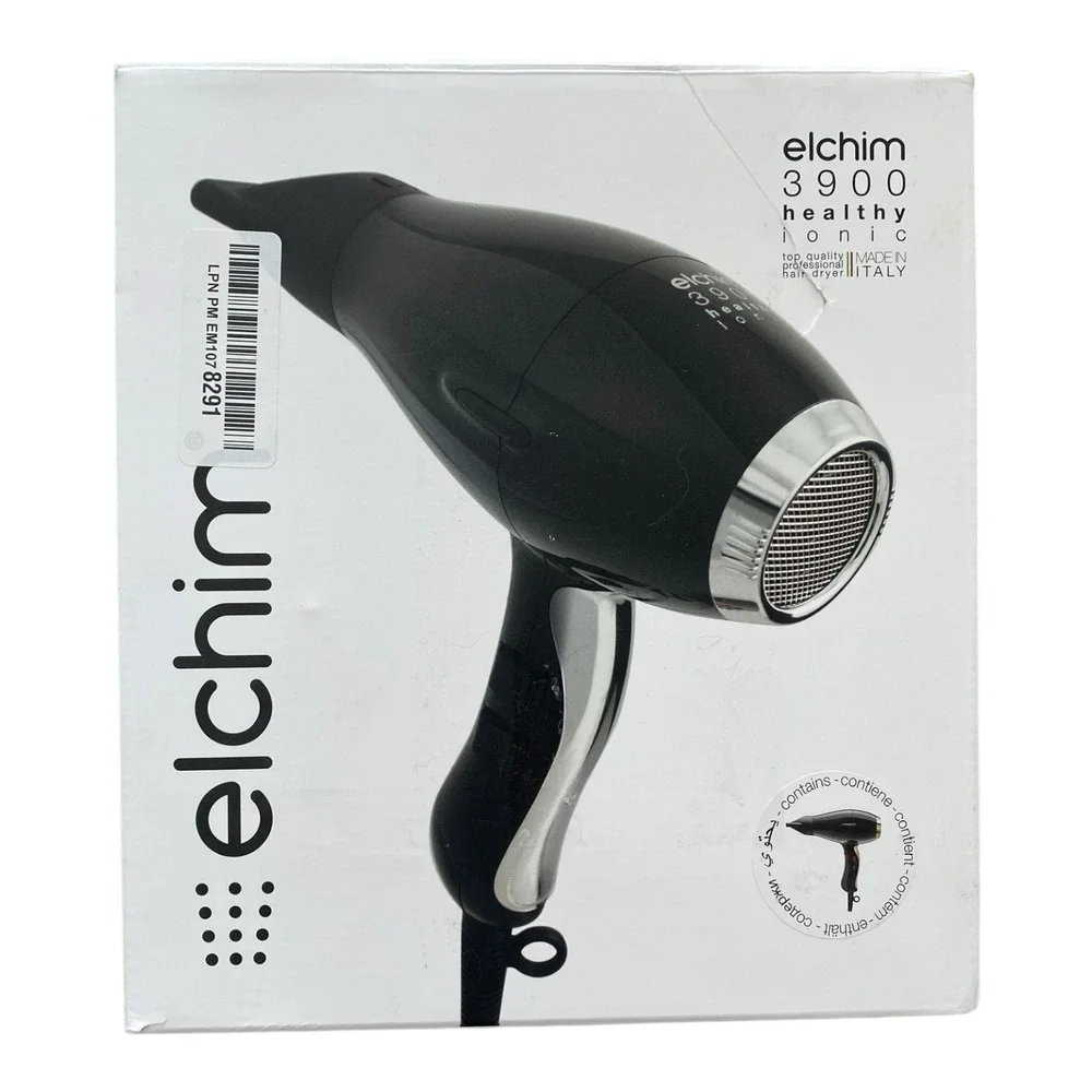 Elchim 3900 Healthy Light Ionic Professional‎ Dryers Black & Gold 2 Concentrator